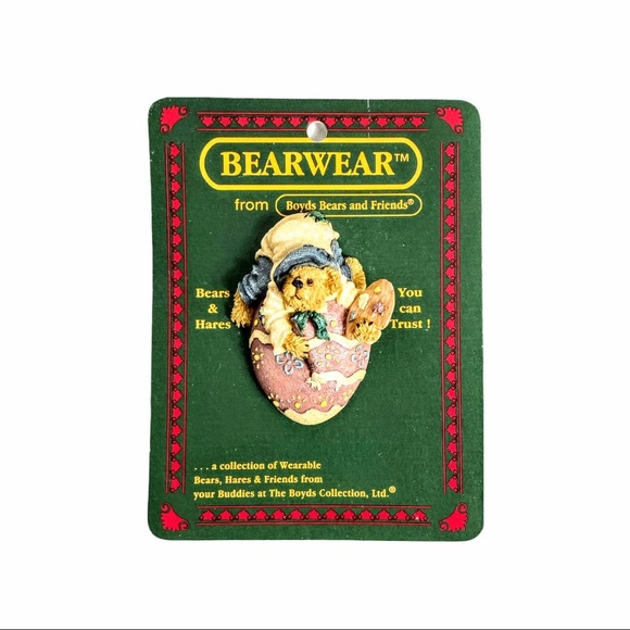 Boyds Bear Bearwear Collection Brooch 2000 #26156 - Picture 7 of 7
